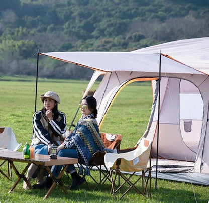 Sunshade Waterproof Tent Portable Wear Resistance Camping Tents Outdoor Stable Windproof Large Spaces Four Season Shelters