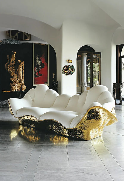 Modern Art Sofa Mansion Light Luxury Aesthetic Furniture High Luxury International Hall A9