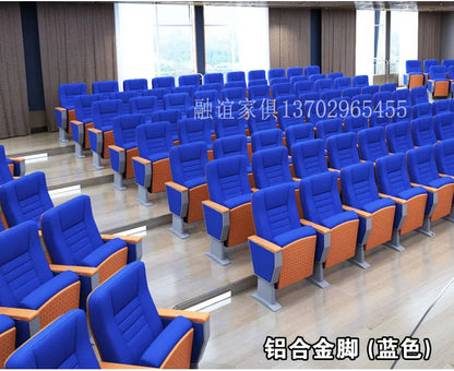 HT meeting room with row chairs Cinema School ladder classroom Aluminum alloy academic lecture hall seat