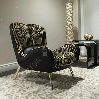 Robert Tufted Lounge Sofa Chair Various Reception Cozy Armchair Hospitality Beauty Salon Recliner Leisure Chair for Home Villa