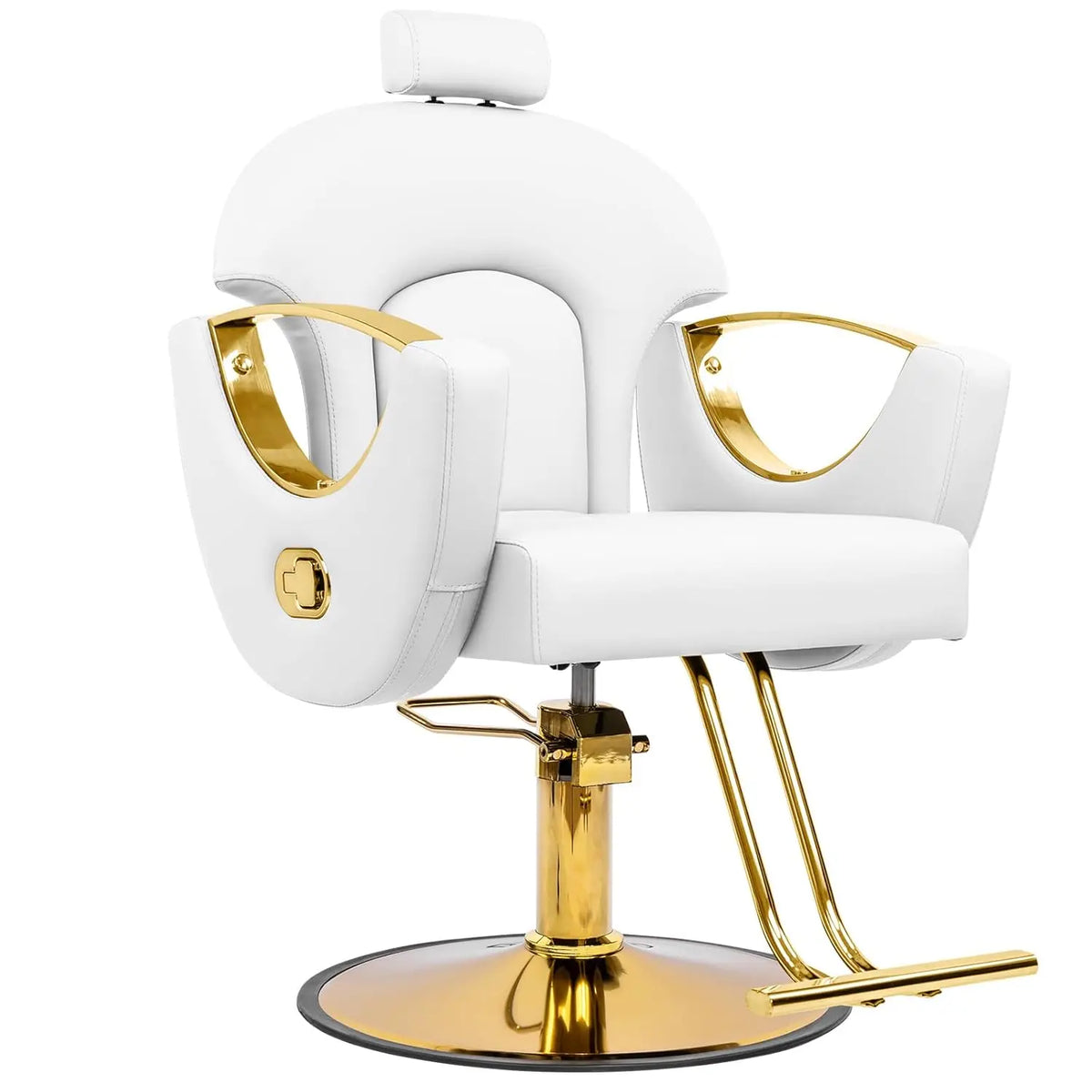 Reclining Barber Chair Styling Hair Chair for Home Barbershop Height Adjustable 360 Swivel Salon Chair for Hair, Customized