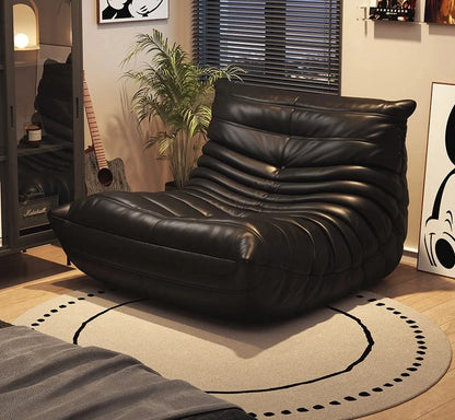 BLazy fabric bedroom living room cream wind can lie down and sleep leisure balcony single chair