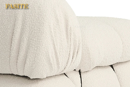 Sofa Combinations with Flexible Fabric Modules Furniture-Inspired Living Room Sofa Minimalist Style Comfortable