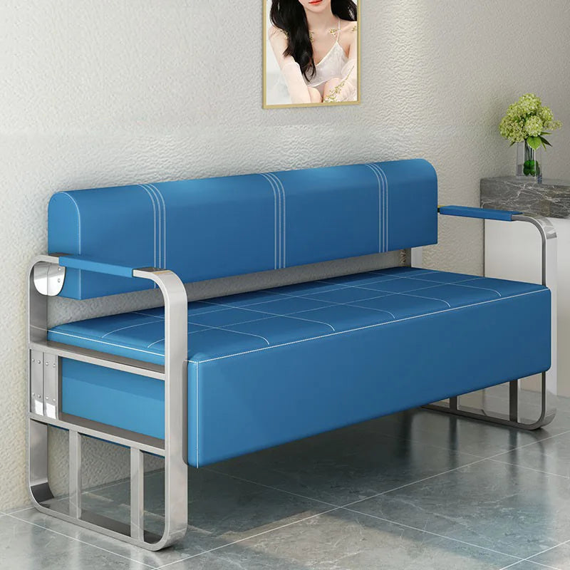 Durable Barber shop sofa chair reception room sitting area long sofa chair thickened equal sofa