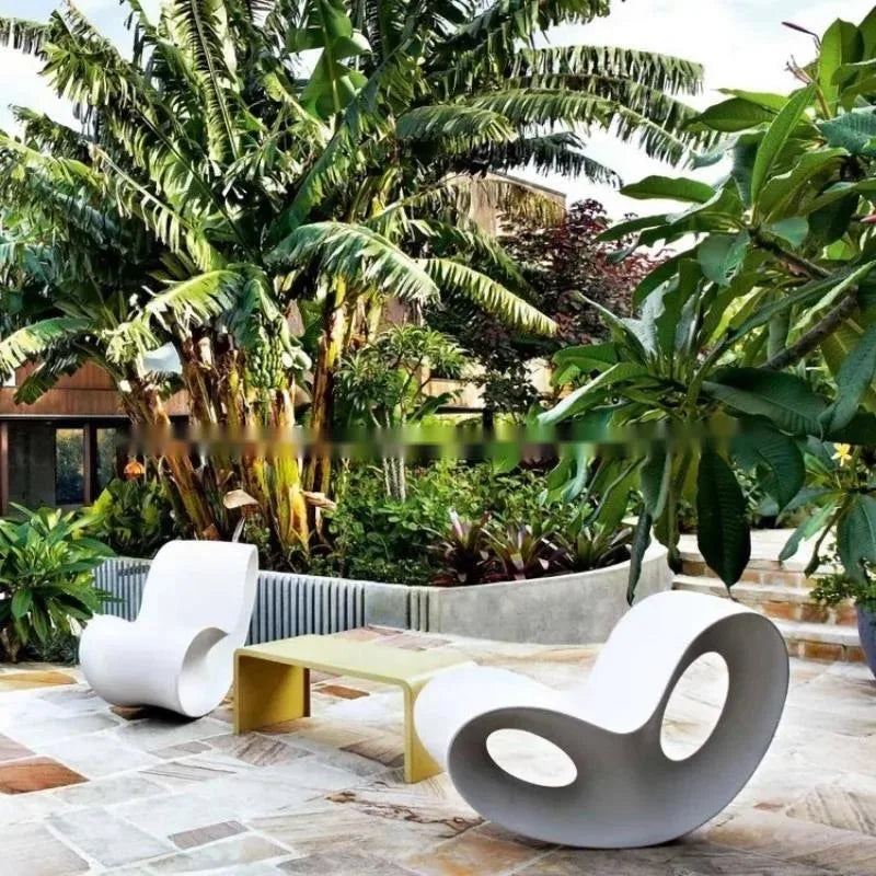 White Balcony Chairs Throne Beauty Room Decor Ergonomic Comfortable Bar Clear Living Room Chairs Cute Fauteuil Hotel Furniture