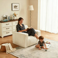 Bean Bag Chair, Giant Memory Foam Lounge Chair with Soft Microfiber Cover - Comfortable Furniture Suitable for Living Room, Dormitory and Children's Room - Comfortable Microvelvet Lounge Sofa