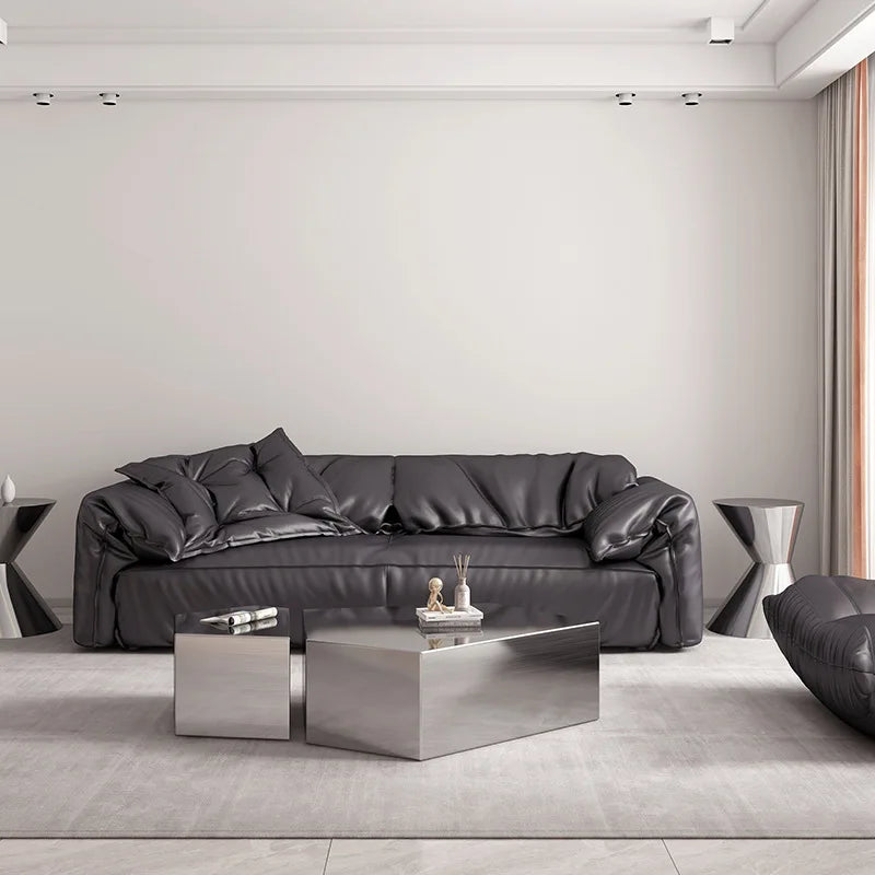 Geometric Special-shaped Creative Light Luxury Home Living Room Modern Simple Italian Stainless Steel Designer New Coffee Table