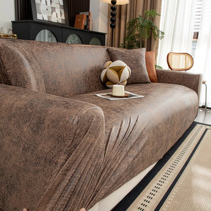 Adjustable Waterproof Elastic Sofa Cover Armchair Protector Corner L Shape Stretch Slipcovers Couch Covers 1/2/3/4/5 Seater