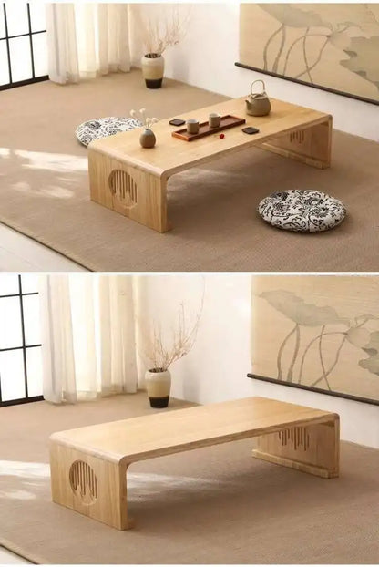 Japanese Floor Coffee Table Wood Entryways Vanity Sideboards Table Storage Couch Mesa De Centro Salon Livingroom Furniture Sets