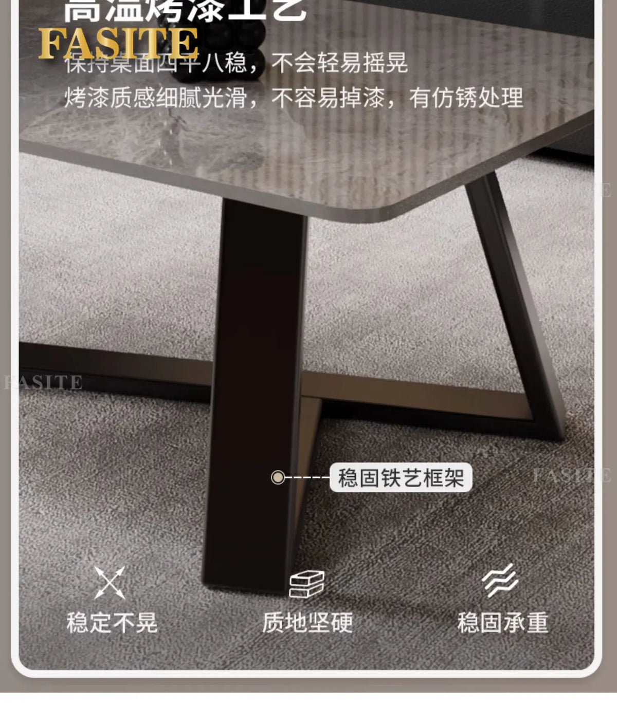 Sofa simple business reception office meeting area leisure rest area three-person coffee table combination