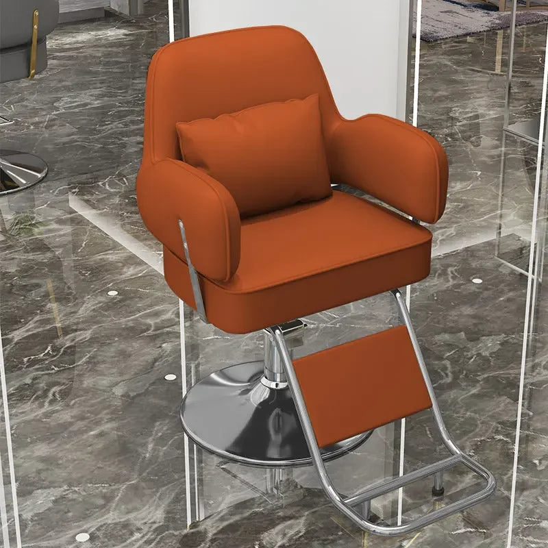 Luxury Barber Chairs Hair Salon Special Liftable Barber Chair Simple Salon Furniture Hairdressing Salon Chairs