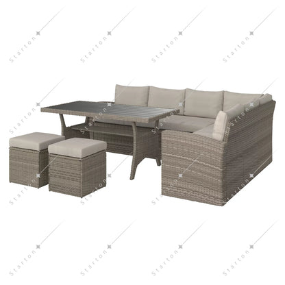 Modern Outdoor Furniture Set Terrace Backyard Sofas Living Room Hotel Bedroom Park Courtyard Hall Apartment Durable PE