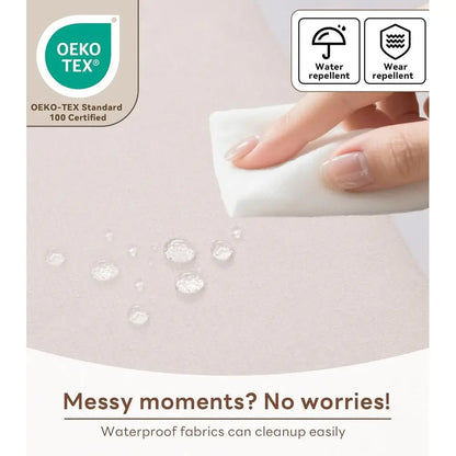 Swivel Recliner Chair with Lumbar Support, Nursery Rocking Chair for Bedroom, Upholstered Armchair with Pillows and Footrest for