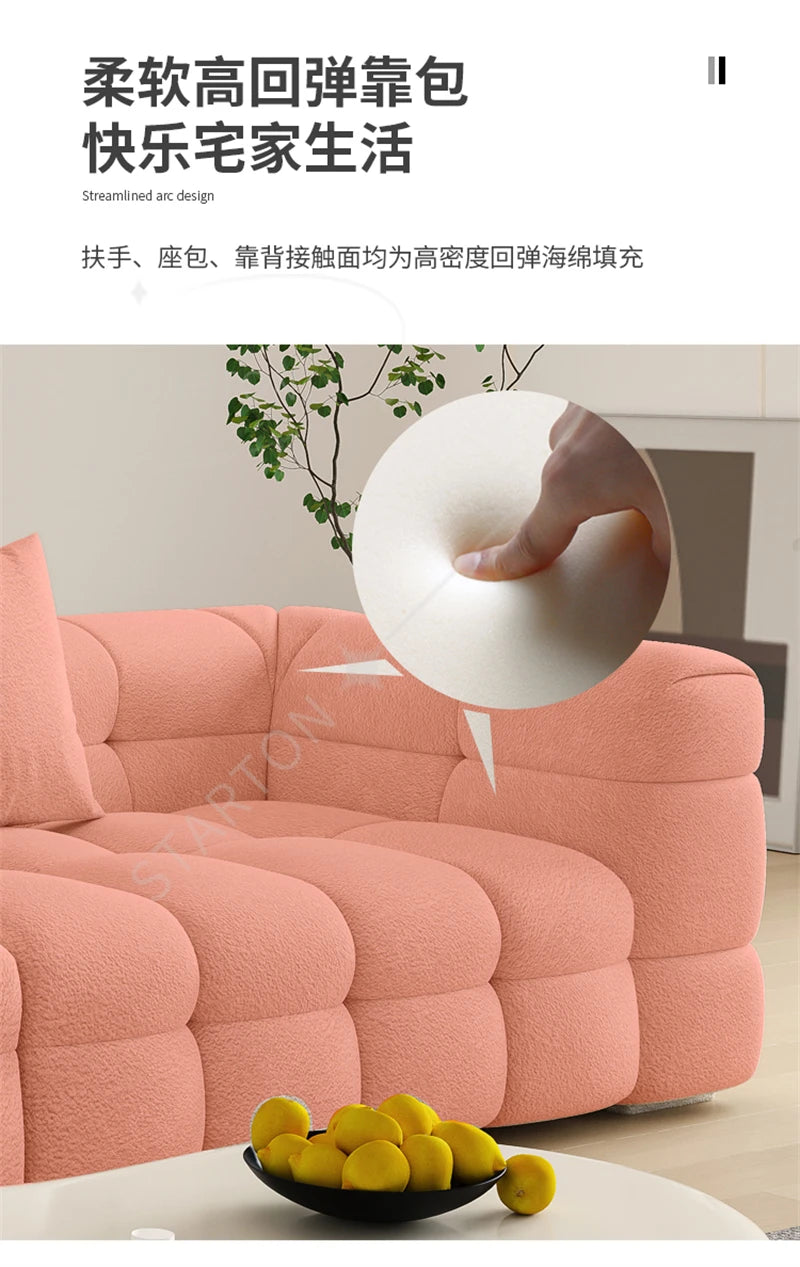 Living Room Furniture Mario Bellini Boucle Modular Sofa Modern Design Sectional Velvet Set Nordic Sofa Sofas Modernos