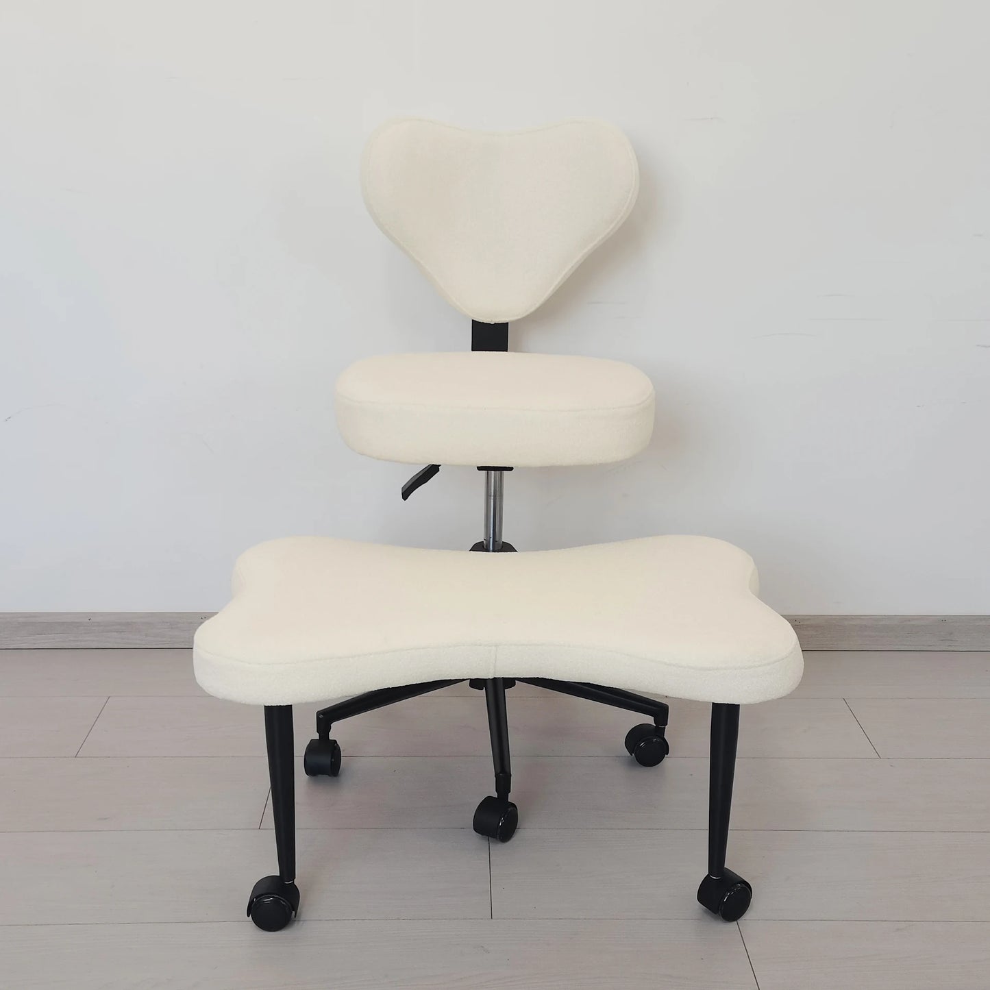 Cross Legged Chair - Meditation Chair With Wheels  ADHD Chair Height Adjustable Seat  Adjustable Footstool