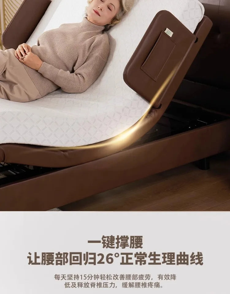 Comfortable Bedframe Beds Care Old People Multifunction Adjustable Beds Electric Recovery Bedroom Furniture Letti Pieghevoli LLB