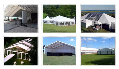 Luxury Aluminum Frame Event Tent Clear Roof Outdoor Wedding Party Marquee Tent For Garden Banquet Restaurant Hotel Resort