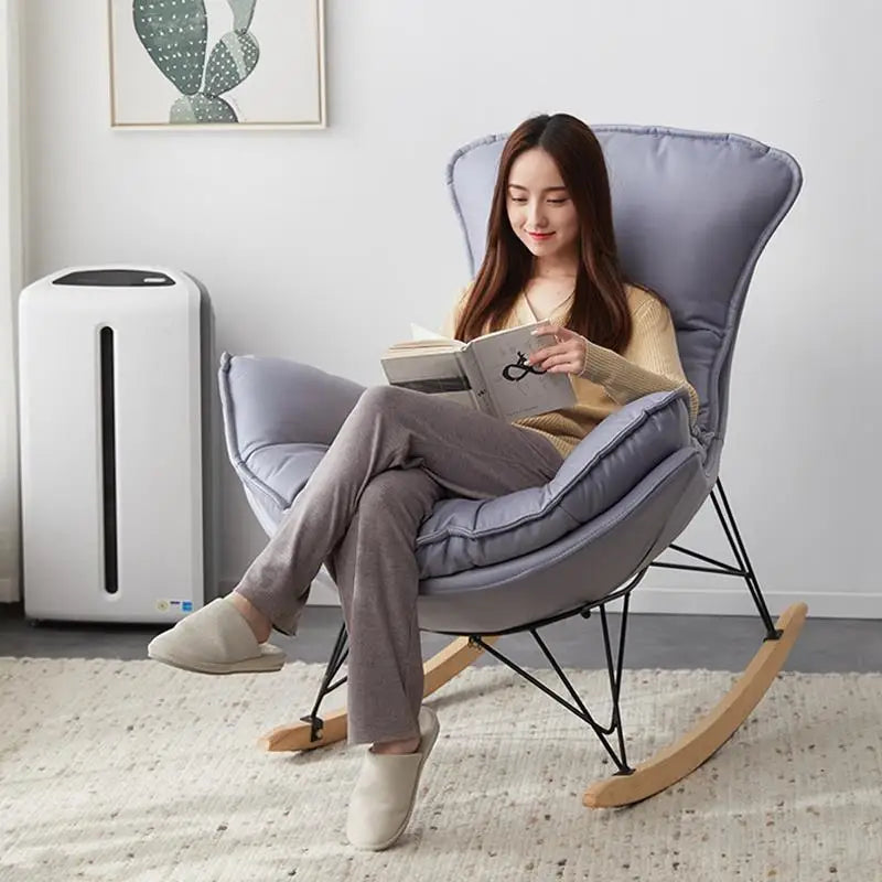 Adult recliner Adult balcony Home indoor leisure Xiaoyao Yaoyao lazy sofa rocking chair