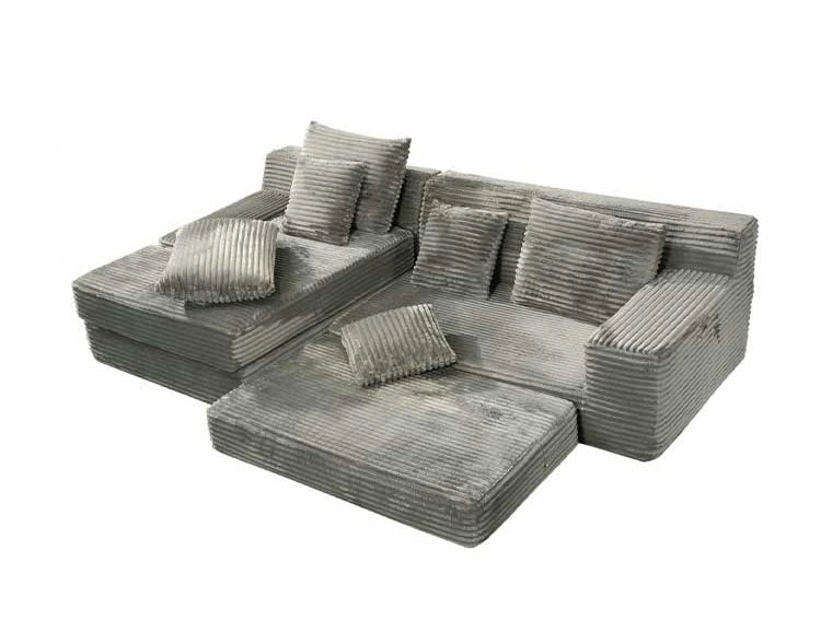 Modern Luxury Foldable Compressed Sofa Bed Convertible Modular Portfolio For Living Room Villa School Application