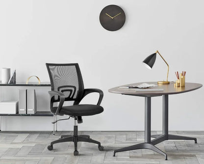 Ergonomic Mesh Office Chair with Lumbar Support, Adjustable Height and Armrests, Comfortable for Home Office Use