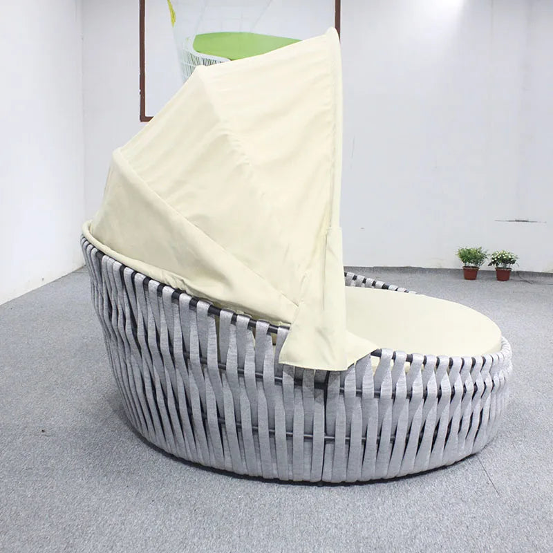 Garden Rope Outdoor Garden Furniture Lounge Daybed Sofa Outdoor Sunbed