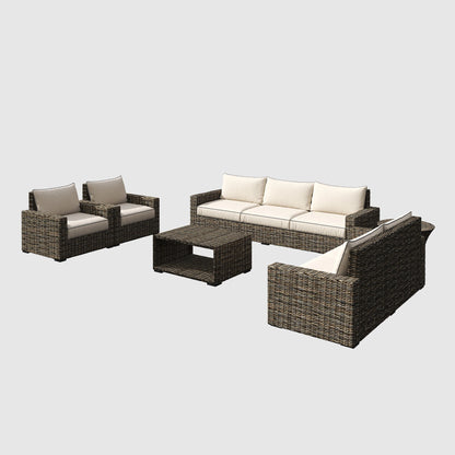 High Quality Wicker Patio Furniture  Rattan Garden Sofa Garden Furniture Set
