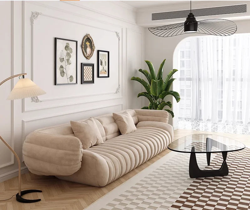 Minimalist Yellow Living Room Sofas Velvet Classic Soft Lounge Living Living Room Sofas Togo Soft Muebles De Sala Furniture Home