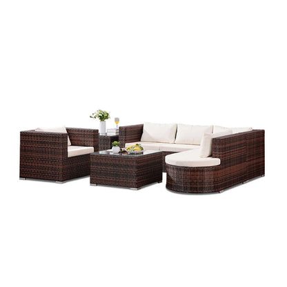 Outdoor sofa leisure balcony set combination villa courtyard sales office lazy rattan furniture small apartment rattan sofa