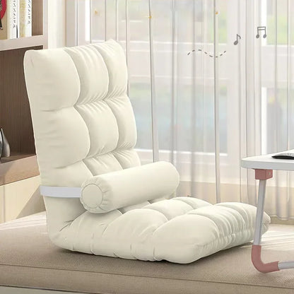 Folding Backrest Chair, Lazy Sofa, Bedroom, Dormitory, Single Seat Cushion, Bed Backrest, Bay Window, Balcony Tatami