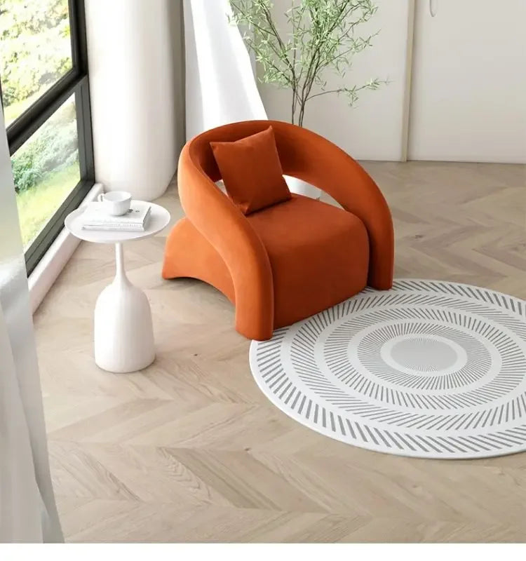 Single Chair Living Room Lazy Single Sofa Leisure Chair Designer Sofa Chair Single Sofa Light Luxury High-end