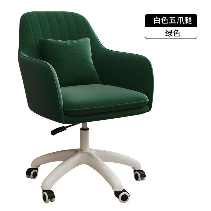 Chair Home Backrest Comfortable Long-Sitting Office Chair College Student Girl Dormitory Study Chairs Makeup Chair Computer