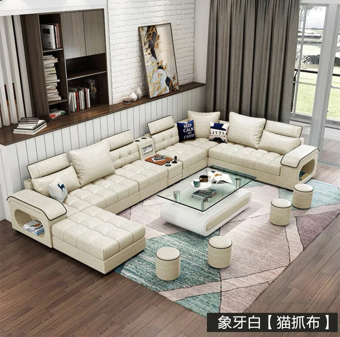 Luxury Minimalist Sofa Multifonction Sectional Storage Massage Sofa Modern Living Room Muebles Para El Hogar Home Furniture