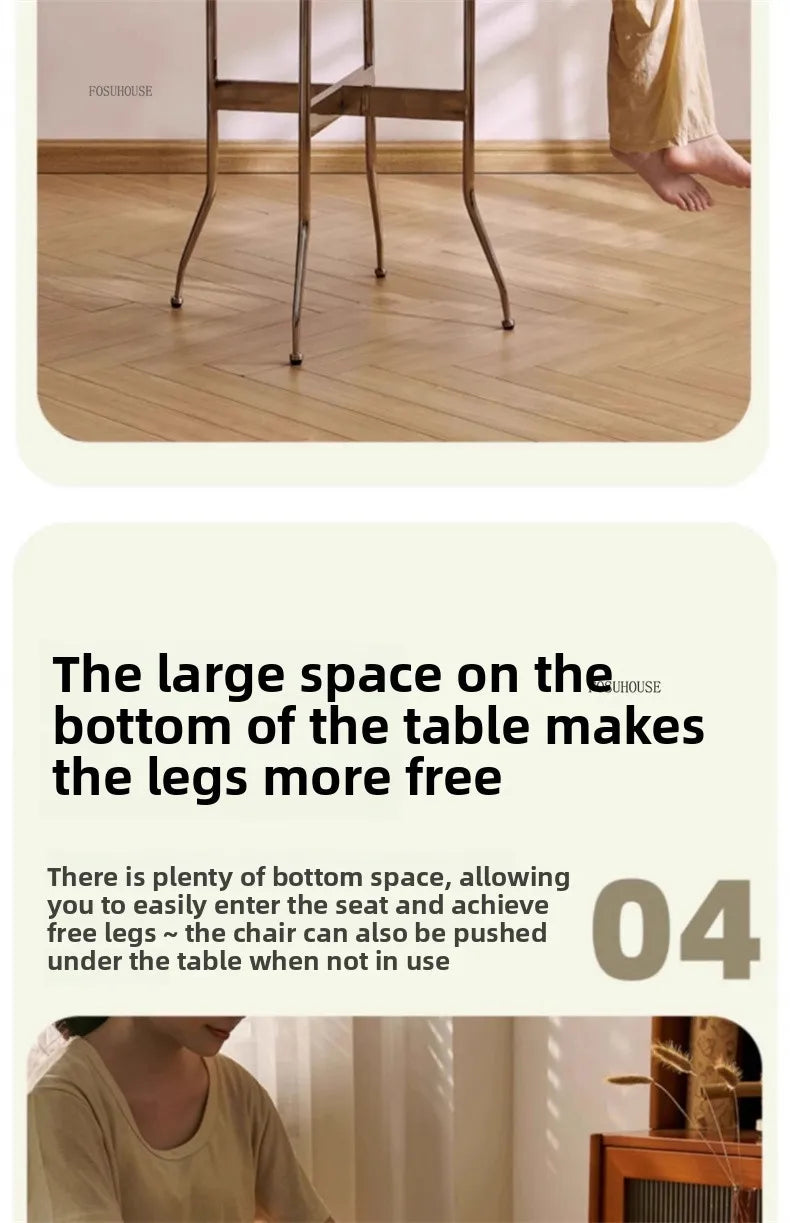 Stainless Steel Solid Wood Round Dining Tables Home Small Round Table Medieval Style Retro Folding Table for Kitchen Furniture