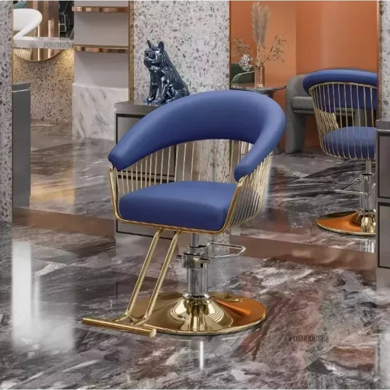 High end, stainless steel, dining chair, single sofa chair designer