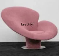 Modern designer special-shaped fiberglass, hotel light luxury art leisure petal single reclinerAA