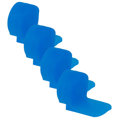 4 Pcs Blue Clarinet Thumb Pad Soft Silicone Rest Round Handle Finger Support Musical Instruments Clarinet Accessories