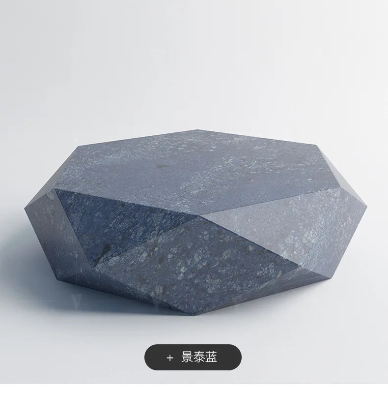 Living room creative water chestnut rock slab coffee table luxury tea table Nordic modern simple diamond rock slab coffee table