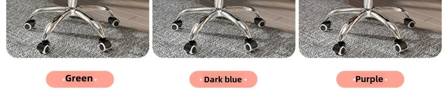 Computer chair home comfort sedentary backrest casual office seat girl cute bedroom student desk turn chair