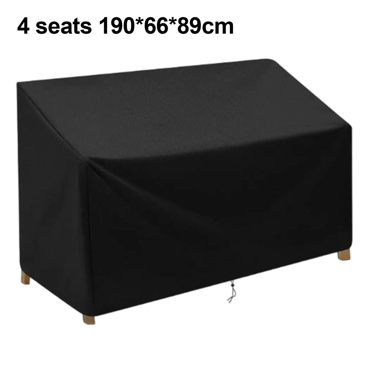 1pc Garden Bench Cover Waterproof Oxford Fabric Breathable Furniture Seat Protective Cover For 2/3/4-seater Benches Spare Parts