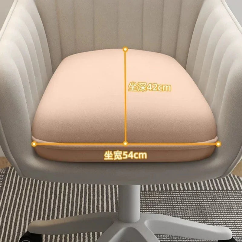 Bedroom Comfortable Makeup Stool Office Ergonomic Desk Chair Backrest Chair Computer Chair Dormitory Chair Girls Dressing Chairs