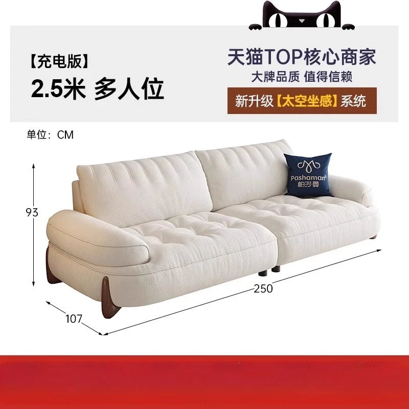White Modern Style Sofa Minimalist Nordic Style Love Seat Sofa Lounge Living Room Divani Per Soggiorno Furniture For Home