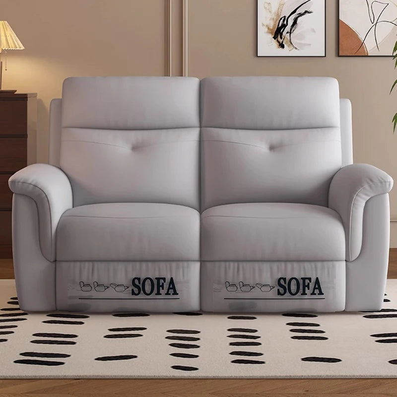 Comfort Electric Recliner Sofa Leather Sectional Genuine Retractable Combined Couch Bed Convertible Divano Letto Furnitures