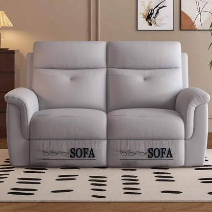 Comfort Electric Recliner Sofa Leather Sectional Genuine Retractable Combined Couch Bed Convertible Divano Letto Furnitures