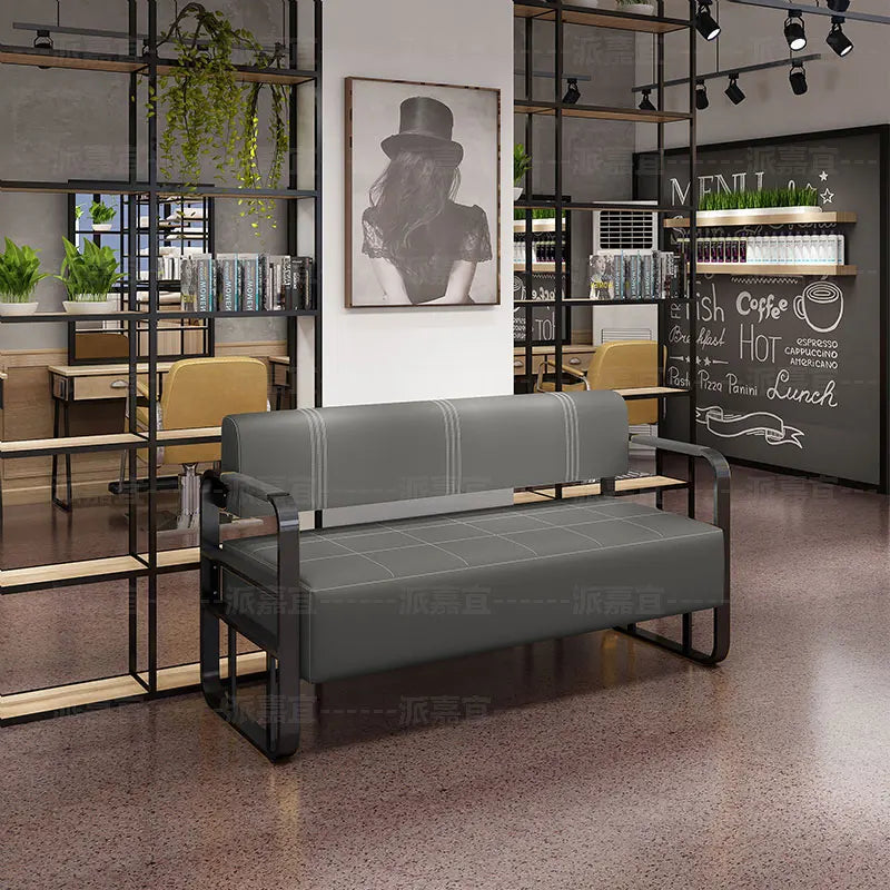 Office reception Small apartment sofa Barber shop Waiting chair Rental house Clothing beauty