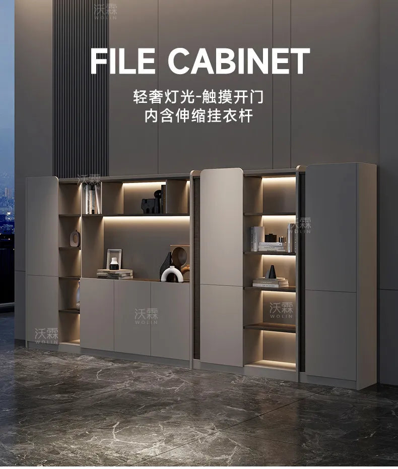Light luxury boss Advanced minimalist modern CEO and Chairman's office table office furniture Computer desk Room desks