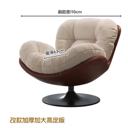 Lazy Sofa Rotating Egg Chair Rocking Recliner for Balcony Home Leisure
