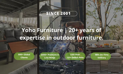 All-Weather 4pcs PE Rattan Sofa Set Luxury Modern Dining and Living Room for Courtyard School Outdoor Garden