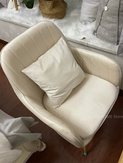 Modern Living Room Dining Chairs Home Furniture Bedroom Dormitory Back Chair Nordic Restaurant Kitchen Cafe Leisure Chair