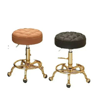 Rolling Hydraulic Chair Beauty Salon Stool Hairdressing Wheeled Beauty Tattoo Chairs Swivel Sedia Commercial Furniture