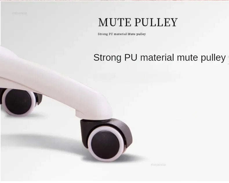 Rotatable Velvet Office Chair for Company Modern Soft Backrest Chair with Wheels Simple Creative Office Chairs for E-sports Room